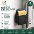 🧽 **roventiqa™ AirDock Sponge Caddy – Magnetic Sink Organizer**